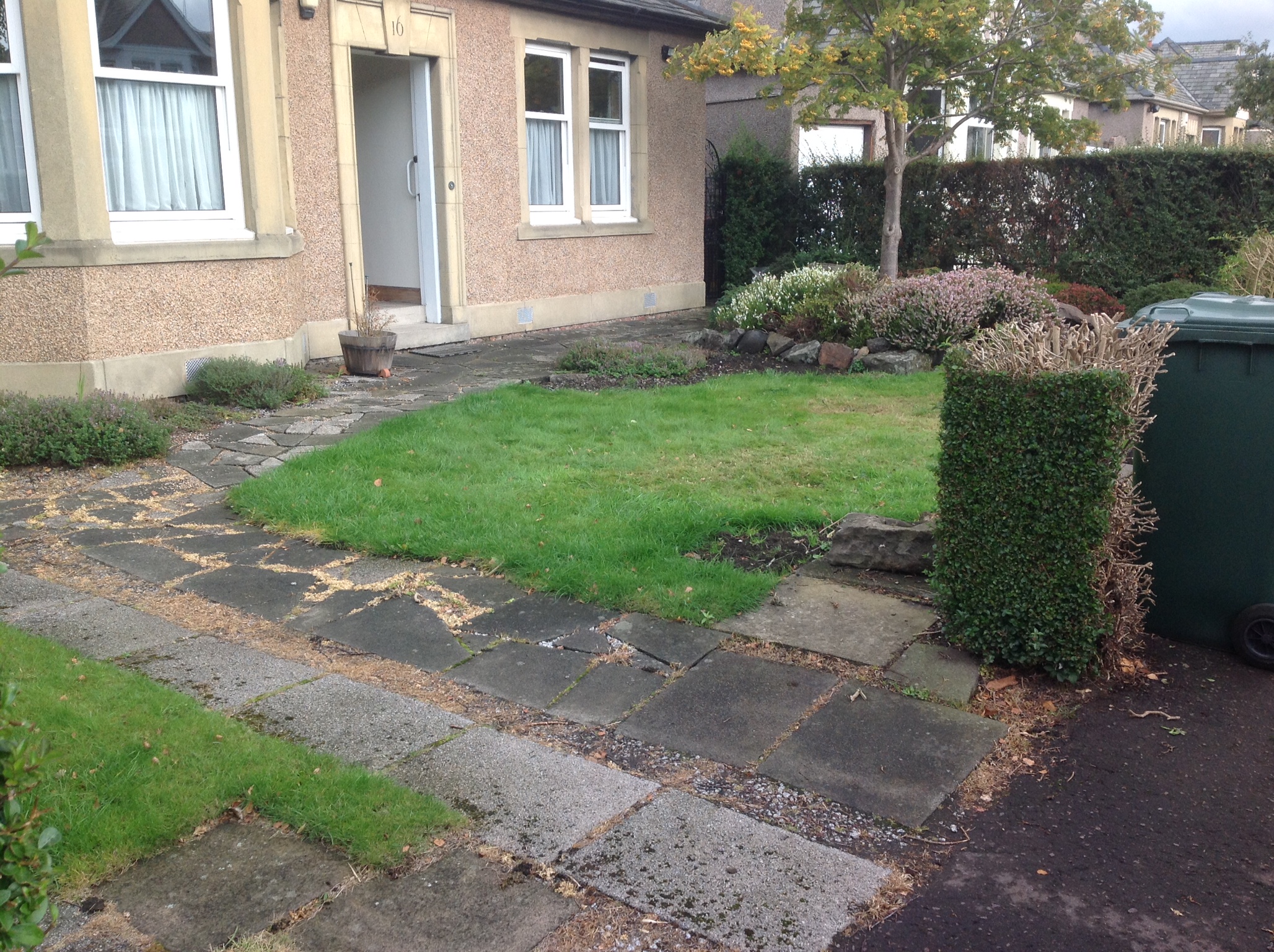 OUR CLIENTS DRIVEWAY BEFORE WE GOT TO WORK