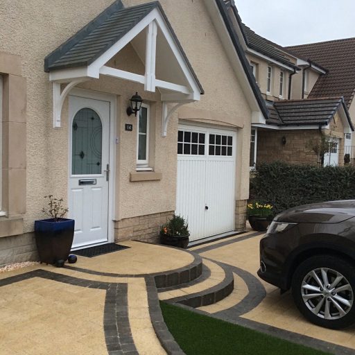 block paved driveway feature photo 4